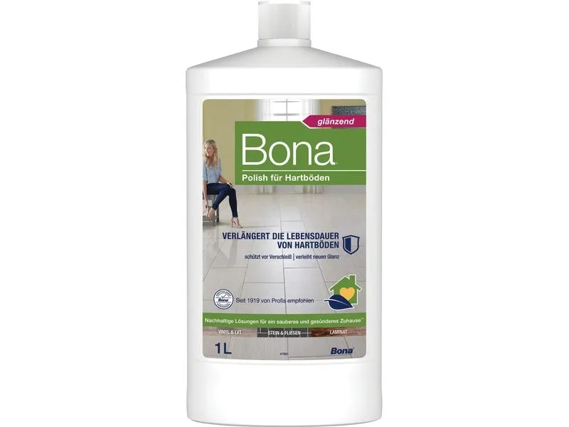 Bona Bodenreiniger Polish für Hartböden, 1 l, 1 Stück Bona Bodenreiniger Polish für Hartböden, 1 l, 1 Stück