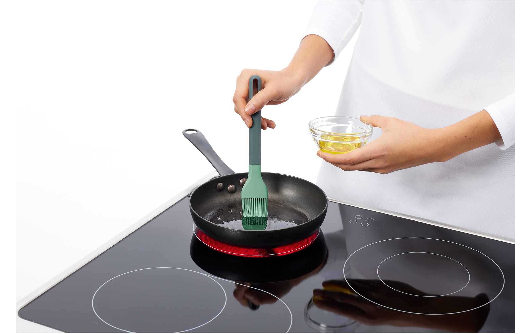 Lékué Bürste ABS/Silikon, Grün/Schwarz