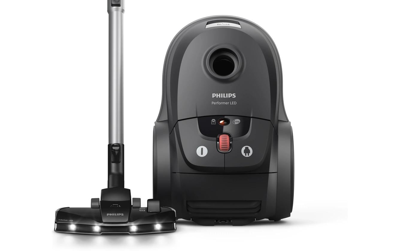 Philips Bodenstaubsauger XD8122/10 Schwarz