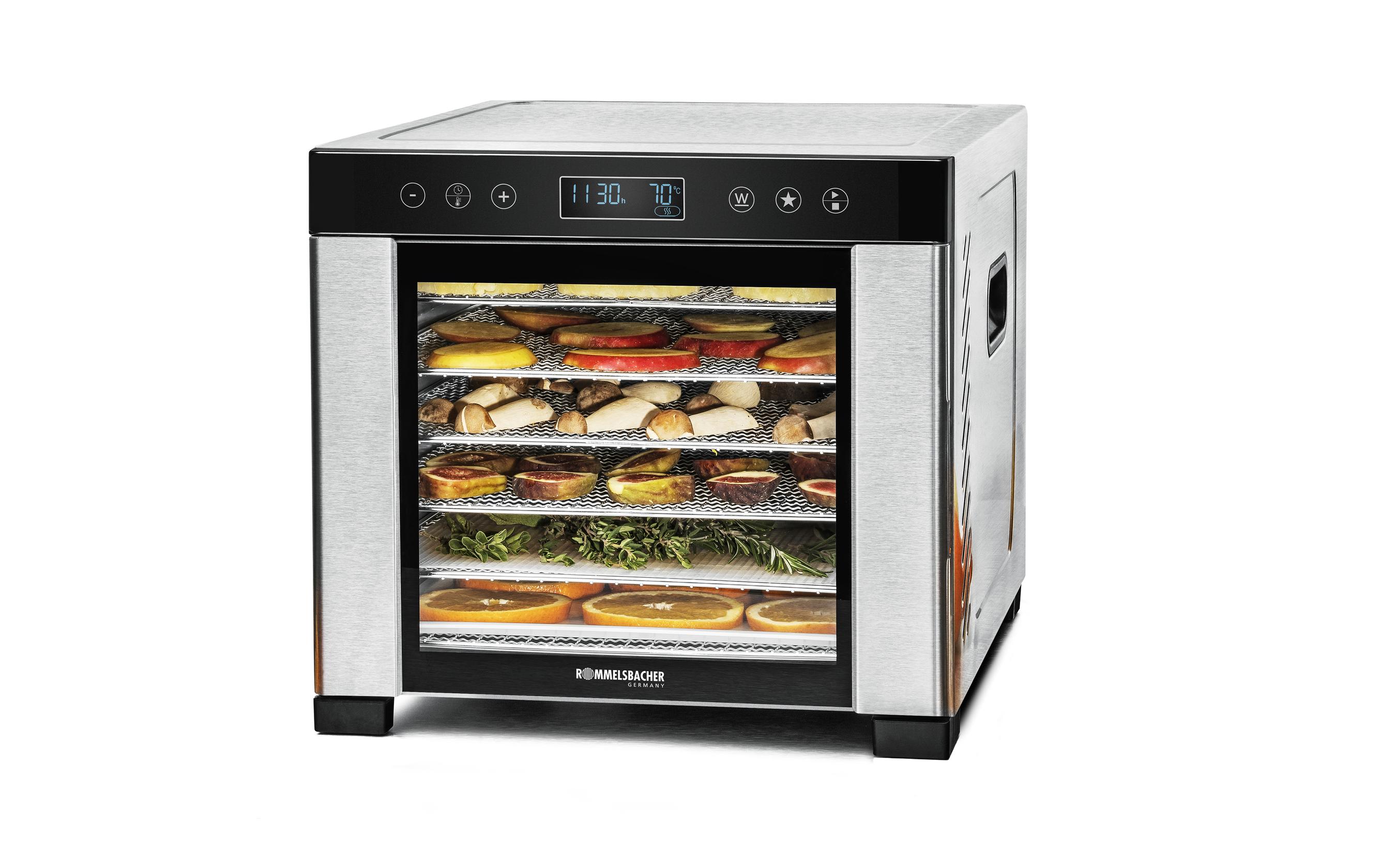 Rommelsbacher Dörrgerät DA950 Edelstahl/Schwarz