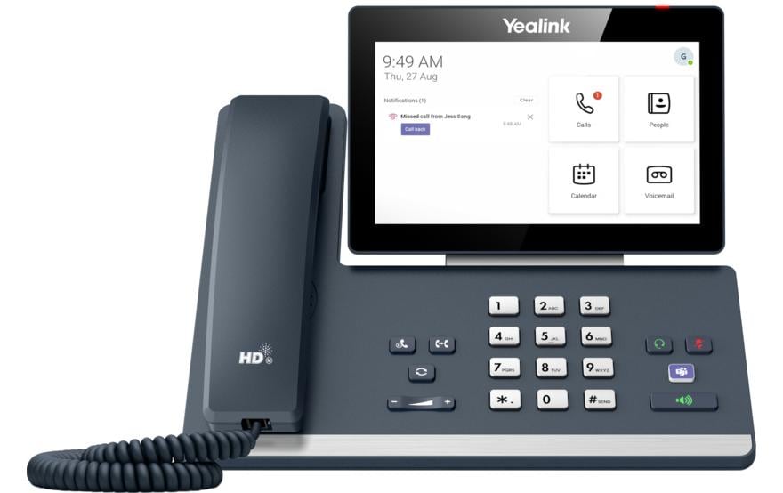 Yealink Tischtelefon MP58 Microsoft Teams Grau Yealink Tischtelefon MP58 Microsoft Teams Grau