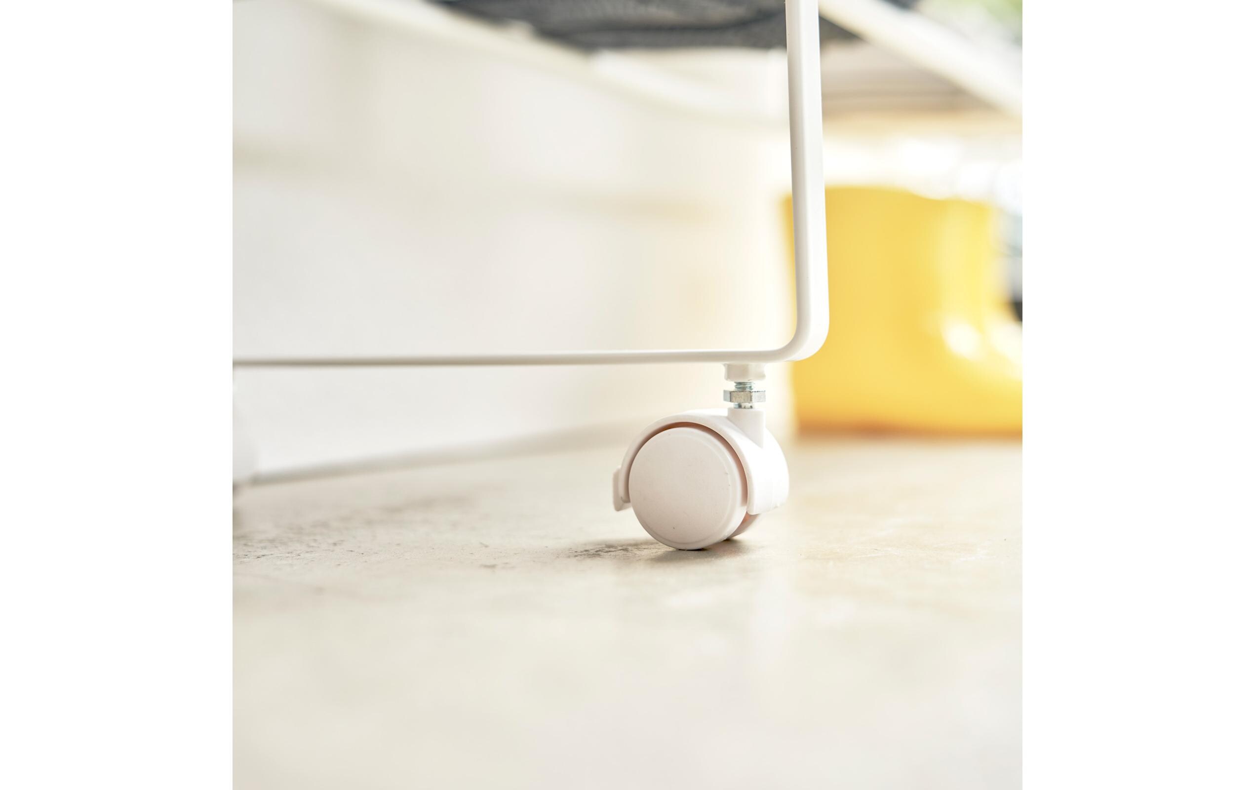 Yamazaki Servierwagen mit Korb Tower Weiss