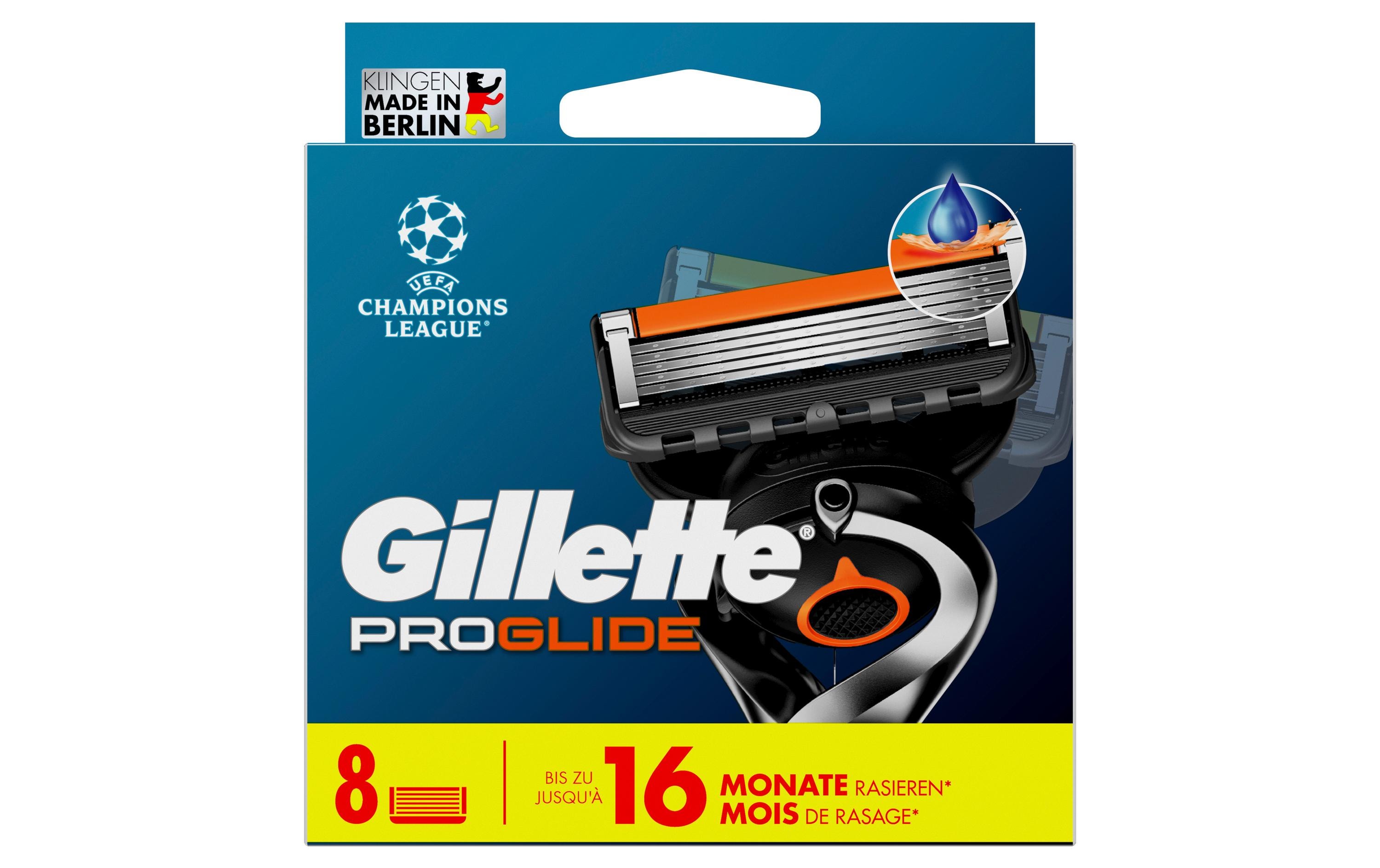 Gillette Herrenrasierer Fusion5 mit Ersatzklingen & Reiseschutzkappe