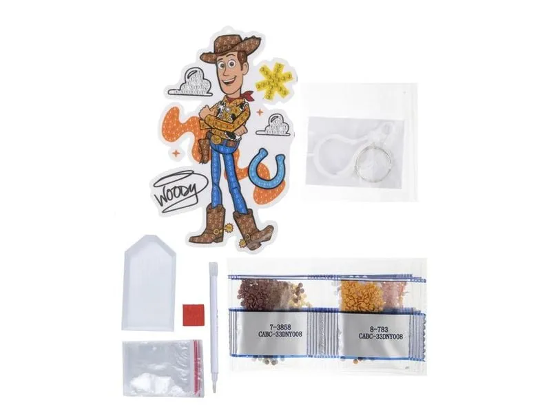 CRAFT Buddy Woody, Crystal Art Rucksack Anhänger CRAFT Buddy Woody, Crystal Art Rucksack Anhänger