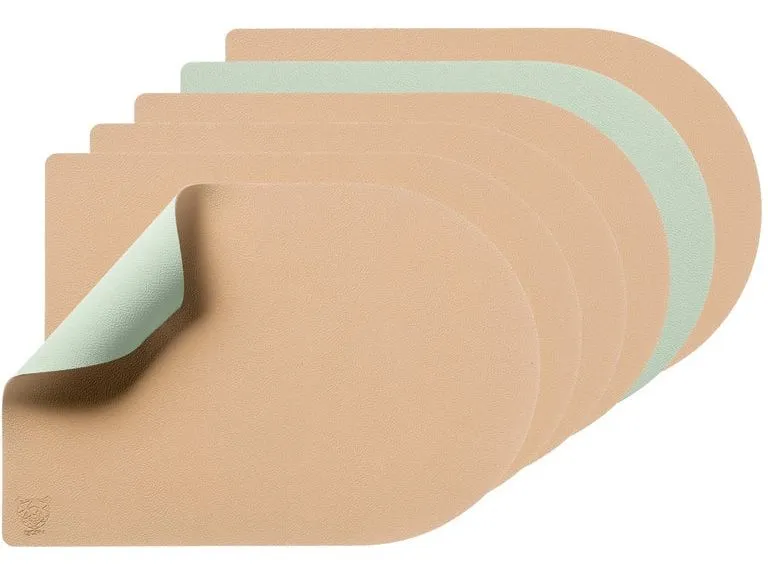 Björn Wendbares Tischset «arcus» 30 cm x 44.5 cm, Grün/Rosa Björn Wendbares Tischset «arcus» 30 cm x 44.5 cm, Grün/Rosa