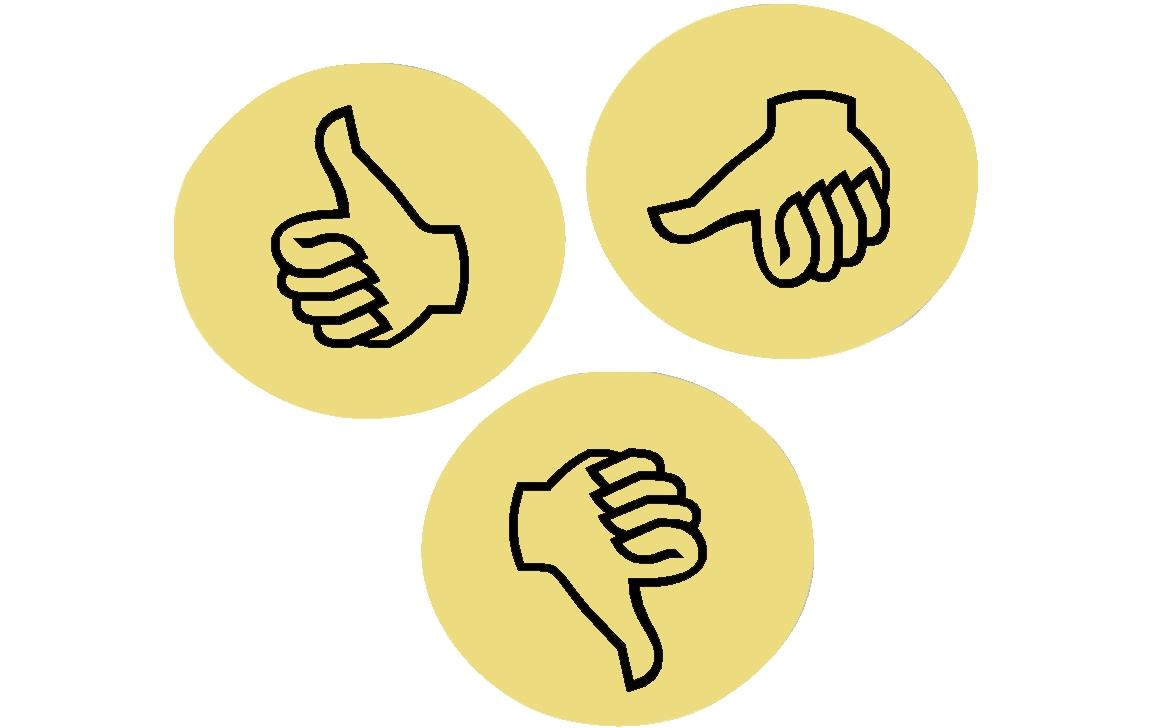 Franken Moderationskarten Daumen Ø 9.5 cm, 100 Stück Franken Moderationskarten Daumen Ø 9.5 cm, 100 Stück