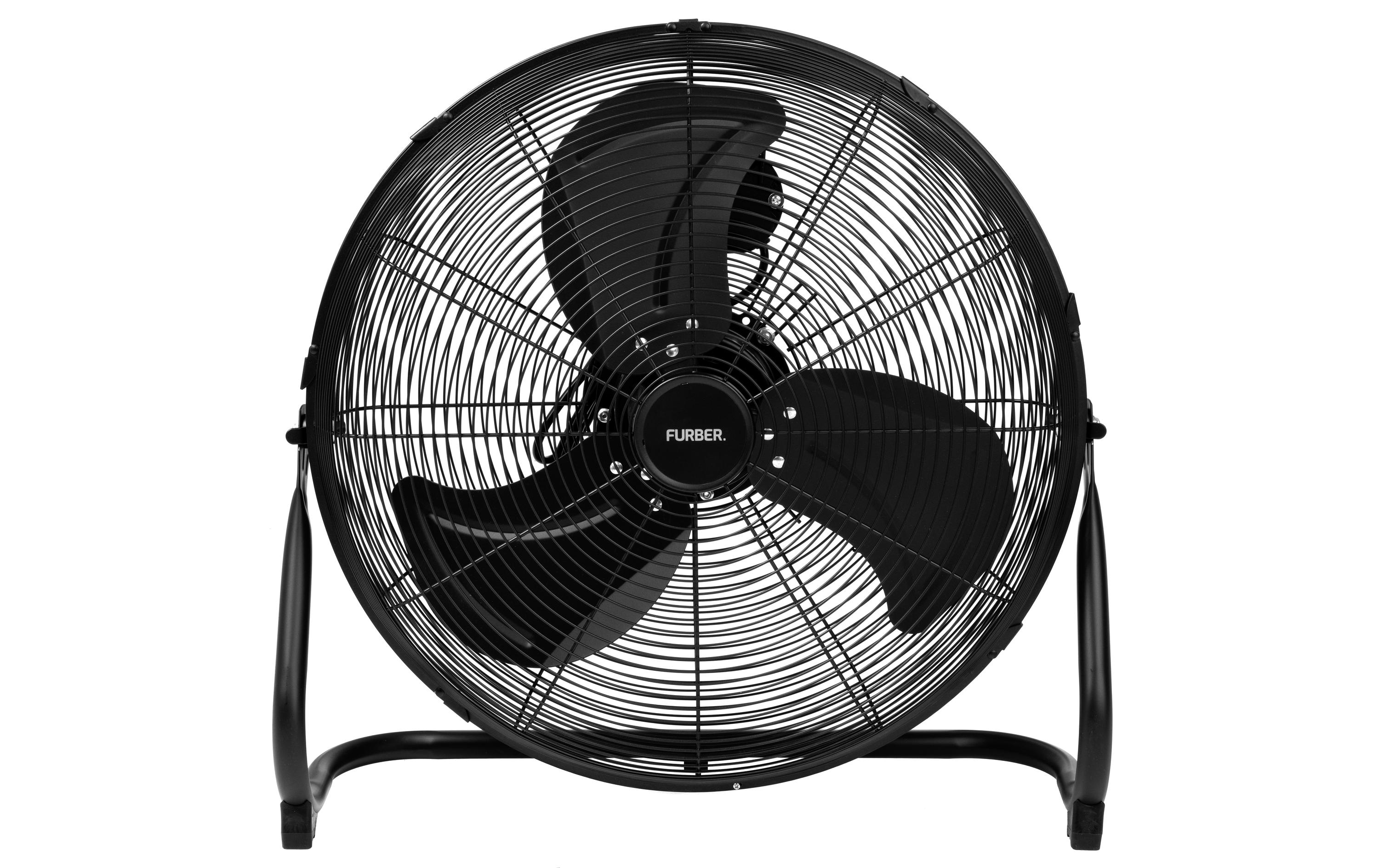 FURBER Bodenventilator Vayu-Industry 20 Schwarz matt