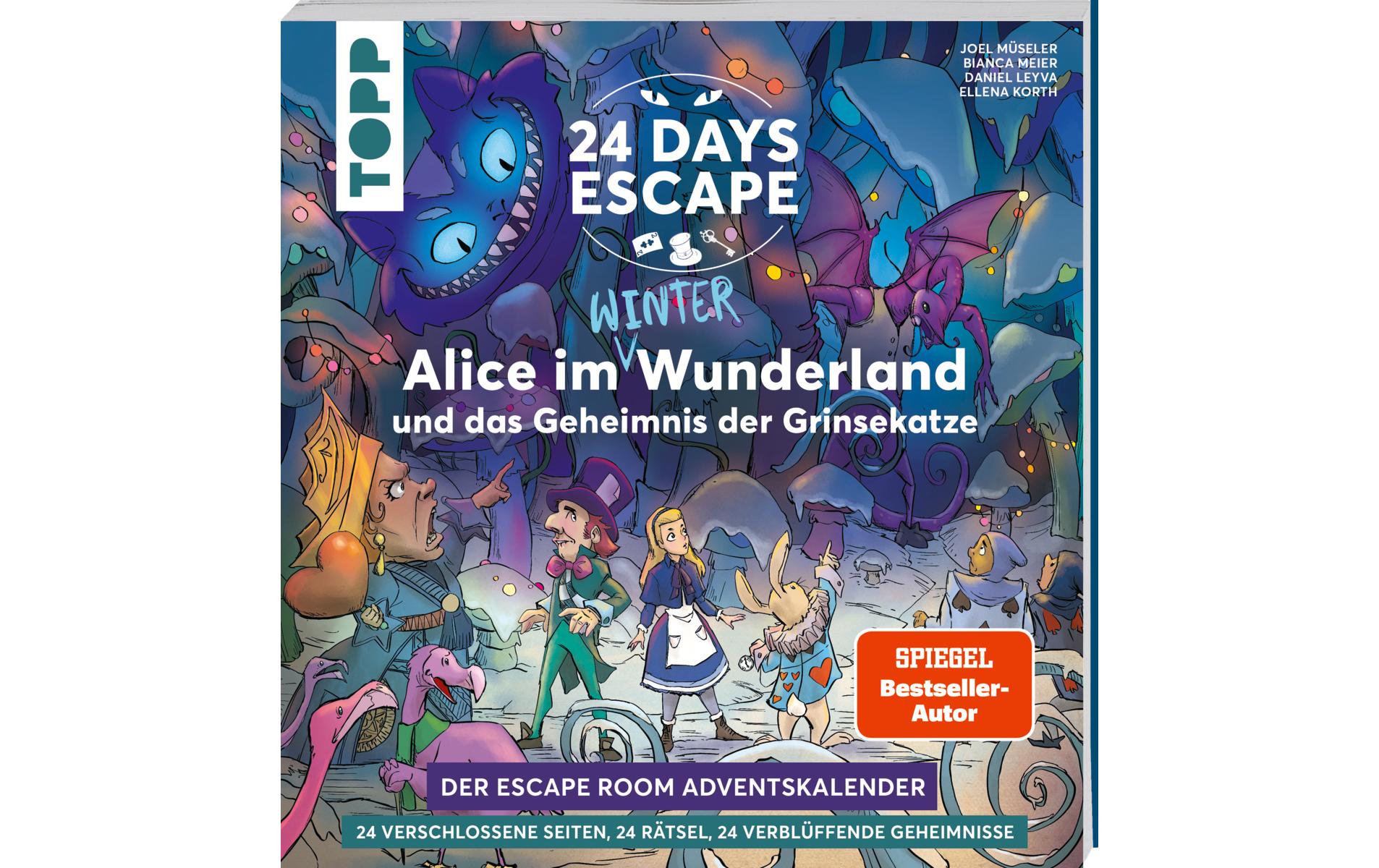Frechverlag Adventskalender 24 Days Escape, Alice im Wunderland