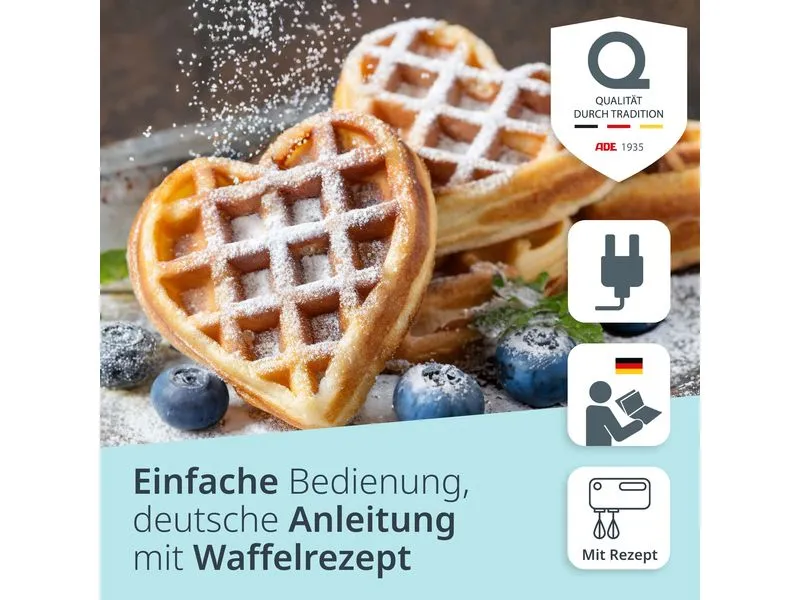 ADE Waffeleisen KG2345 ADE Waffeleisen KG2345