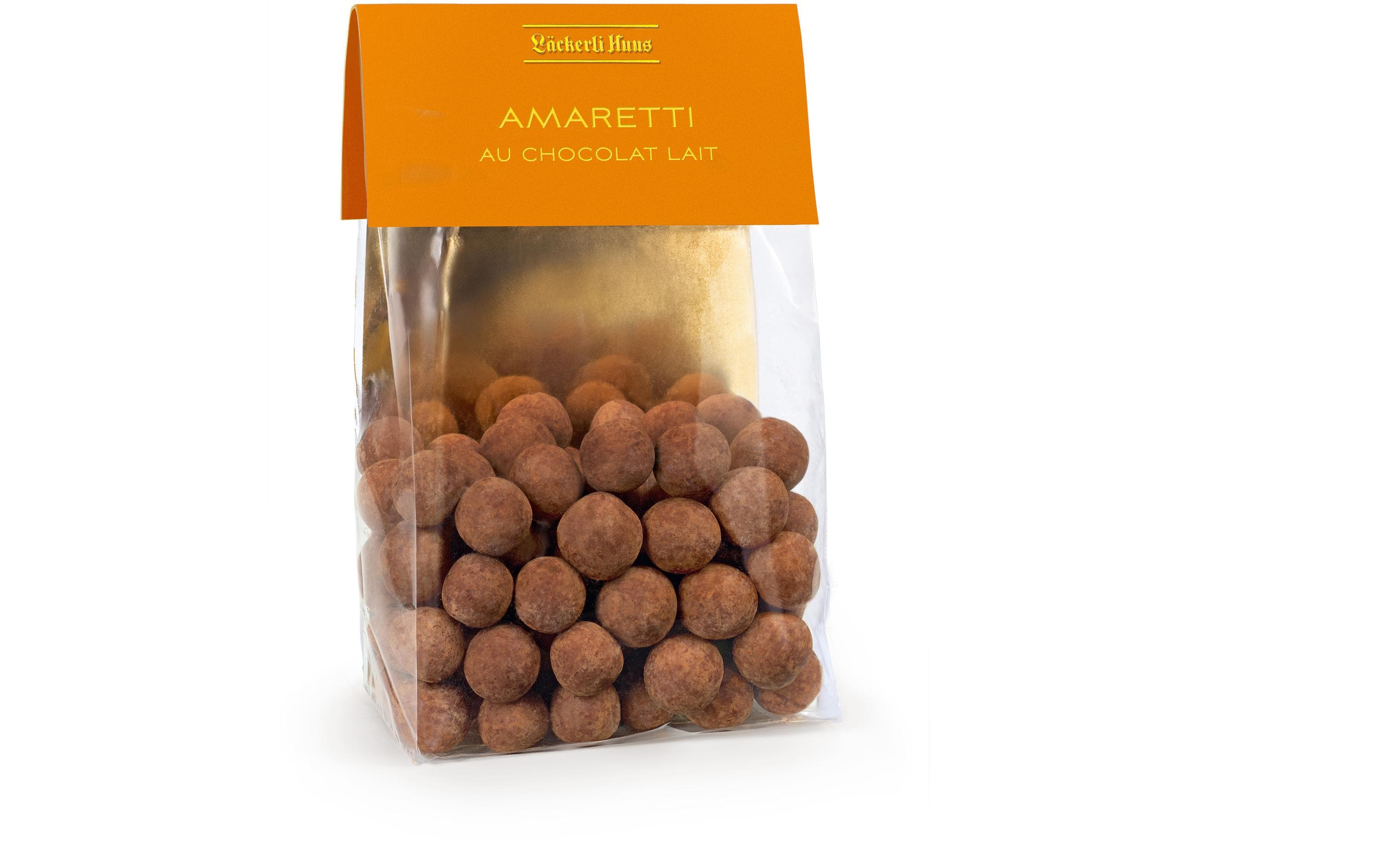 Läckerli Huus Schokoladen-Pralinen Amaretti au chocolat lait 140 g