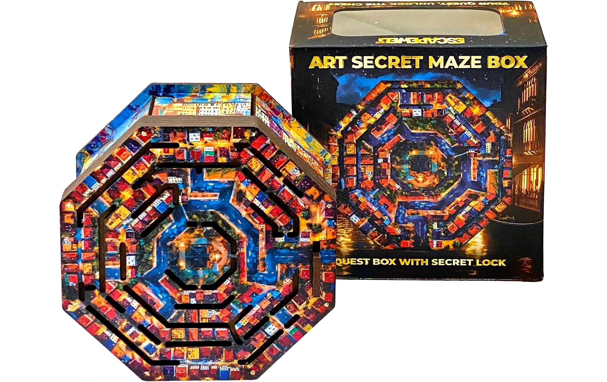 Escape Welt Rätselspiel Art Secret Box «Maze»