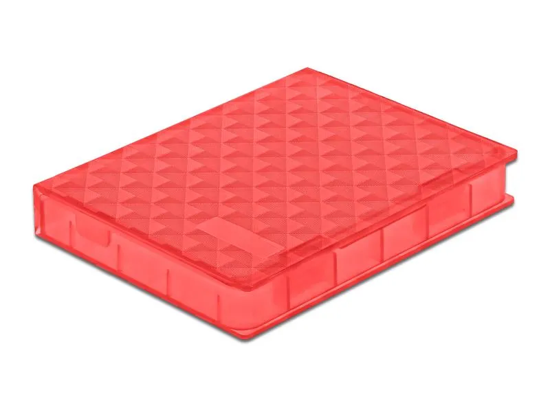 Delock Schutzgehäuse für 2.5″ HDD / SSD rot Delock Schutzgehäuse für 2.5″ HDD / SSD rot