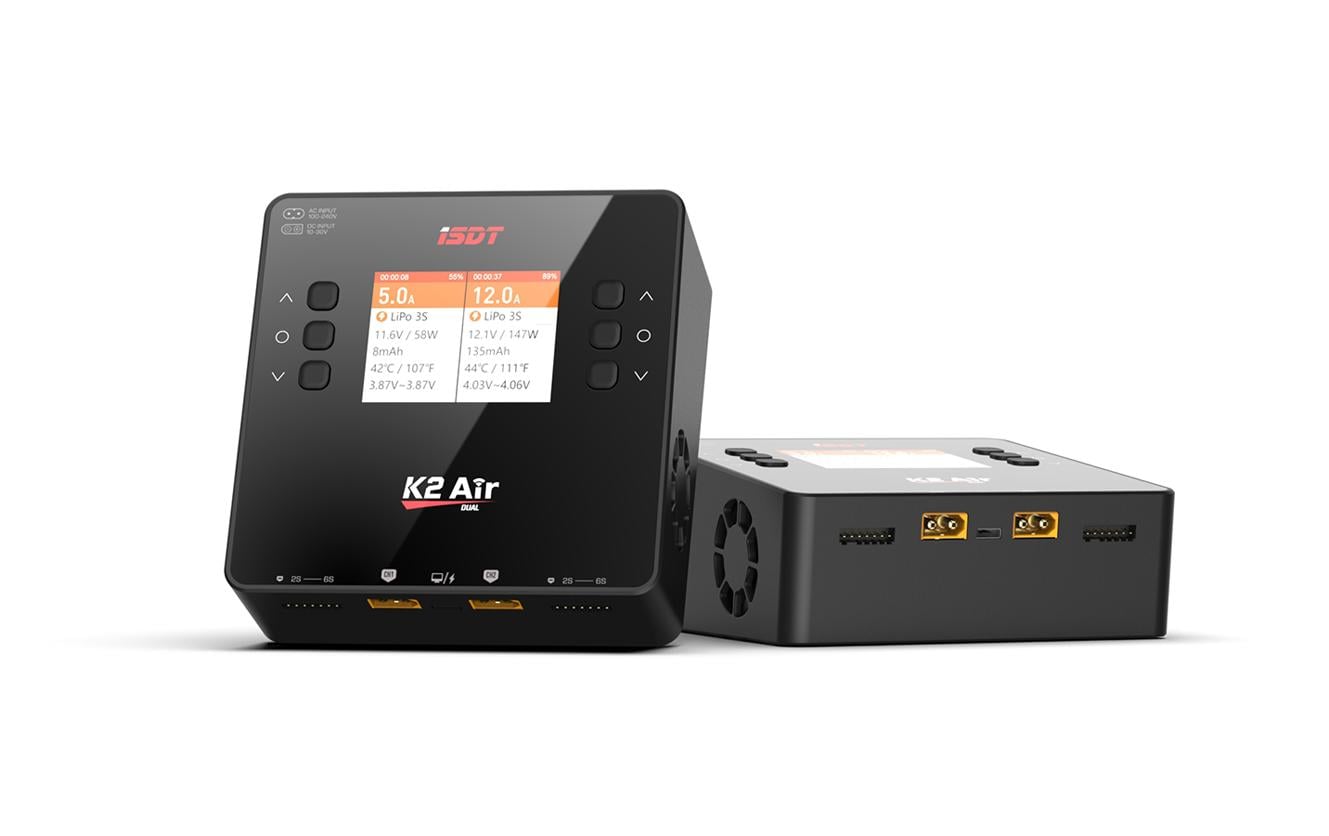 ISDT Dual-Ladegerät K2 Air AC/DC 200/500W 6S