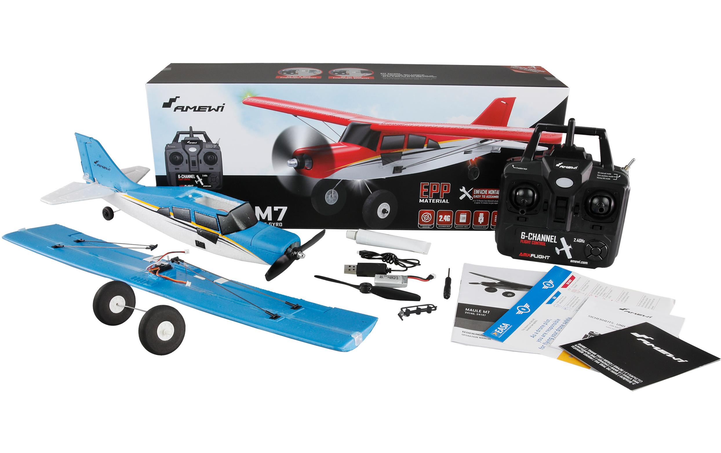 Amewi Motorflugzeug Maule M7 3D/6G Gyro 4 Kanal, 510 mm