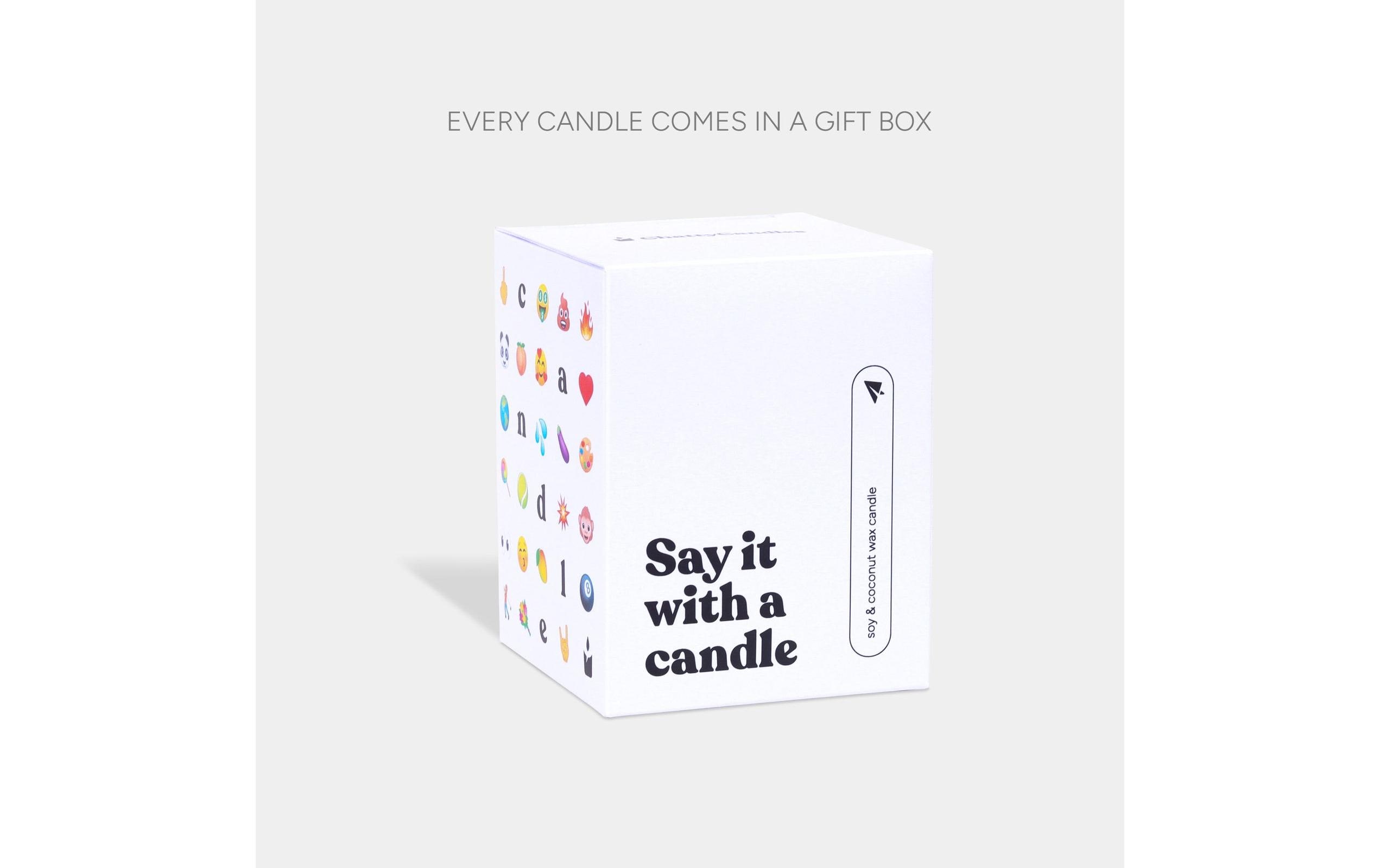 ChattyCandles Weihnachtskerze All I want for Christmas 6.7 x 8 cm