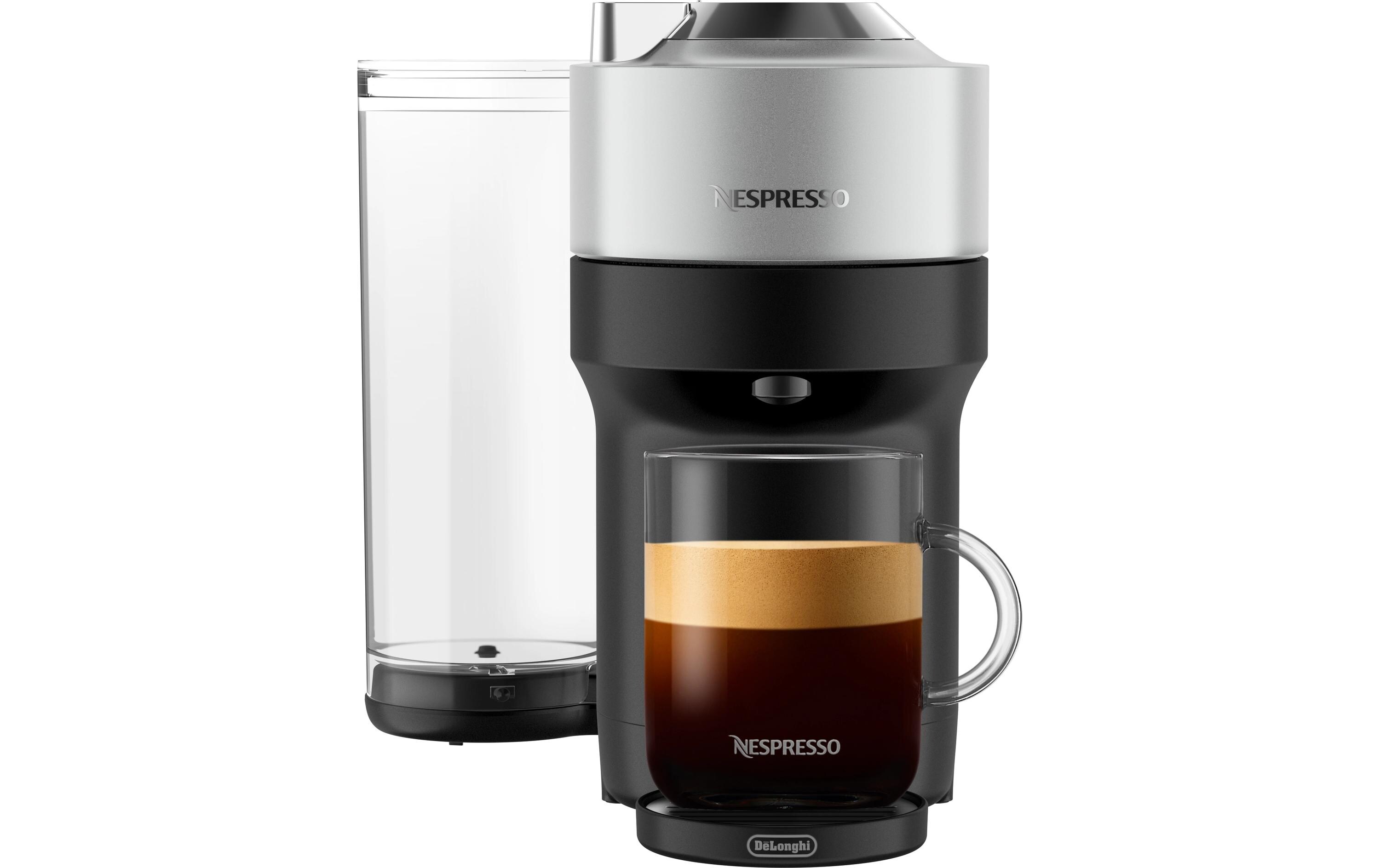 De'Longhi Kaffeemaschine Nespresso Vertuo Pop+ Silber