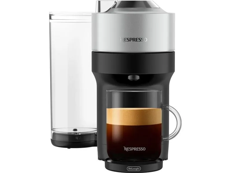 De'Longhi Kaffeemaschine Nespresso Vertuo Pop+ Silber De'Longhi Kaffeemaschine Nespresso Vertuo Pop+ Silber