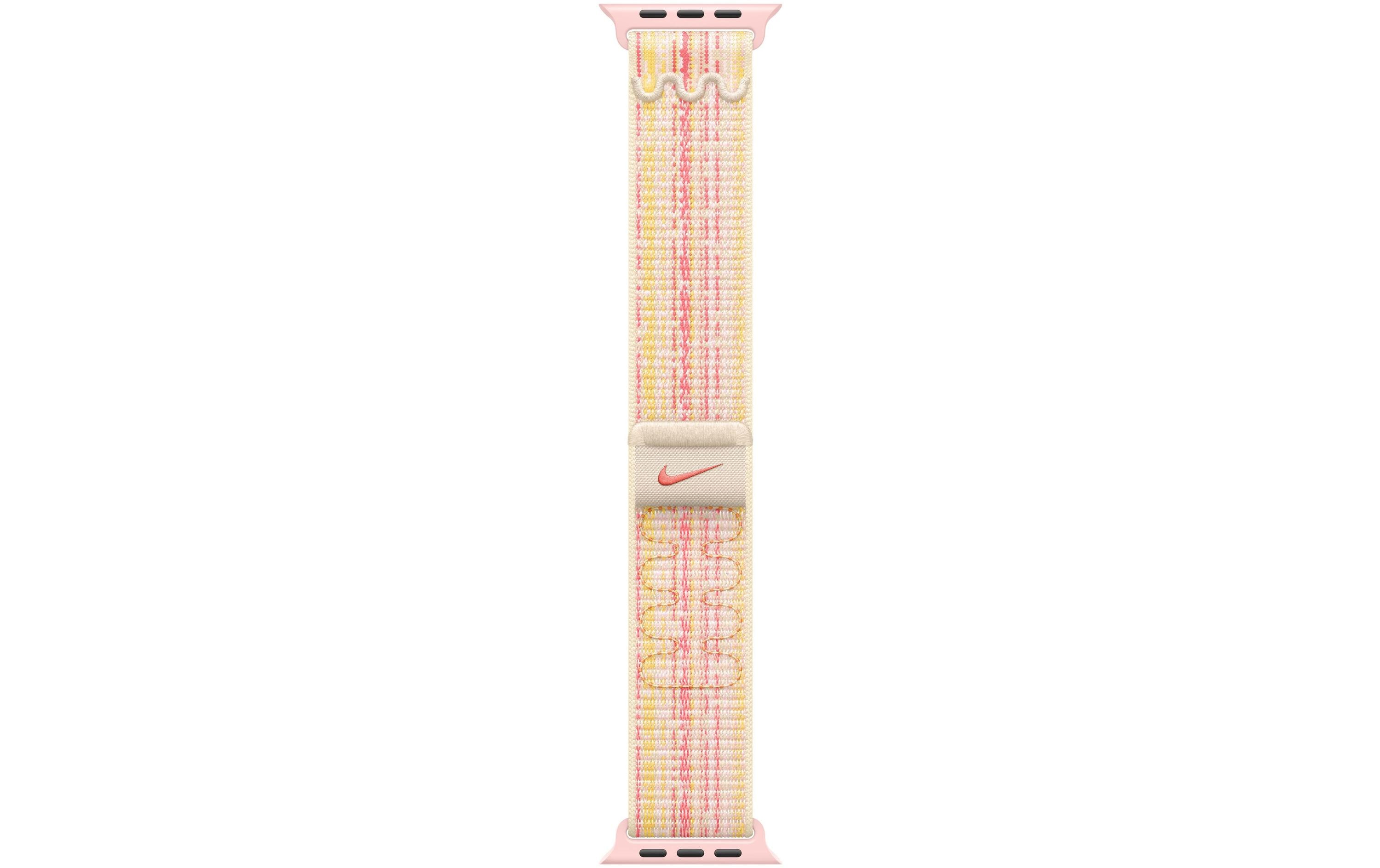 Apple Nike Sport Loop 45 mm Polarlicht/Pink