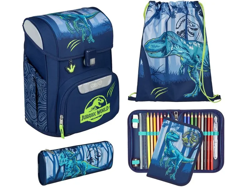 Scooli Schulrucksack-Set EasyStart Jurassic World, 5-teilig Scooli Schulrucksack-Set EasyStart Jurassic World, 5-teilig