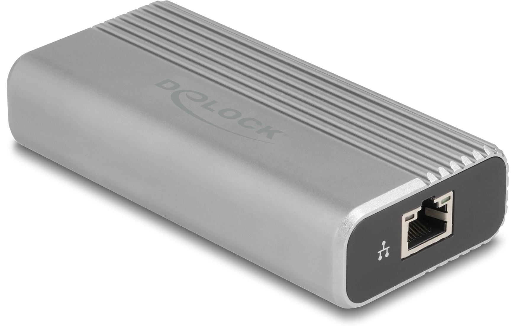 Delock Netzwerk-Adapter Thunderbolt 4 (USB-C-Formfaktor) zu RJ45 Delock Netzwerk-Adapter Thunderbolt 4 (USB-C-Formfaktor) zu RJ45
