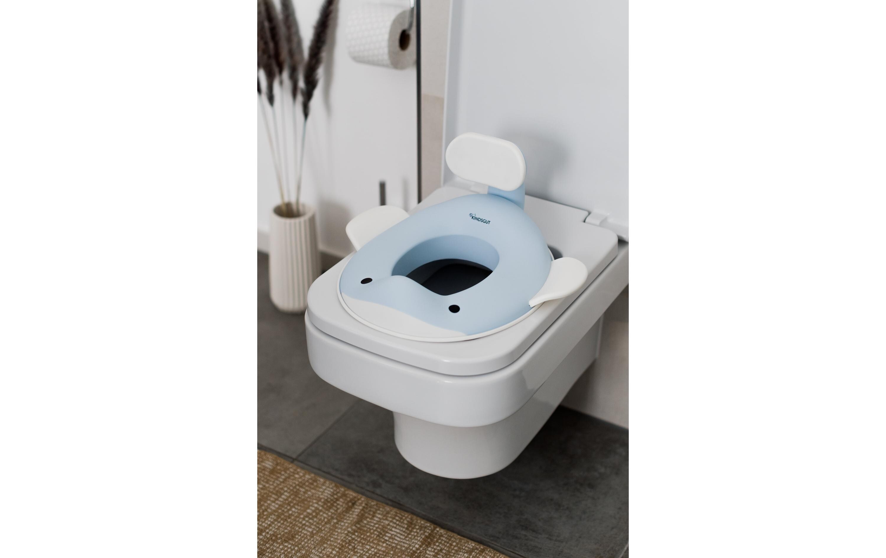 Kindsgut Toilettensitz Wal Hellblau