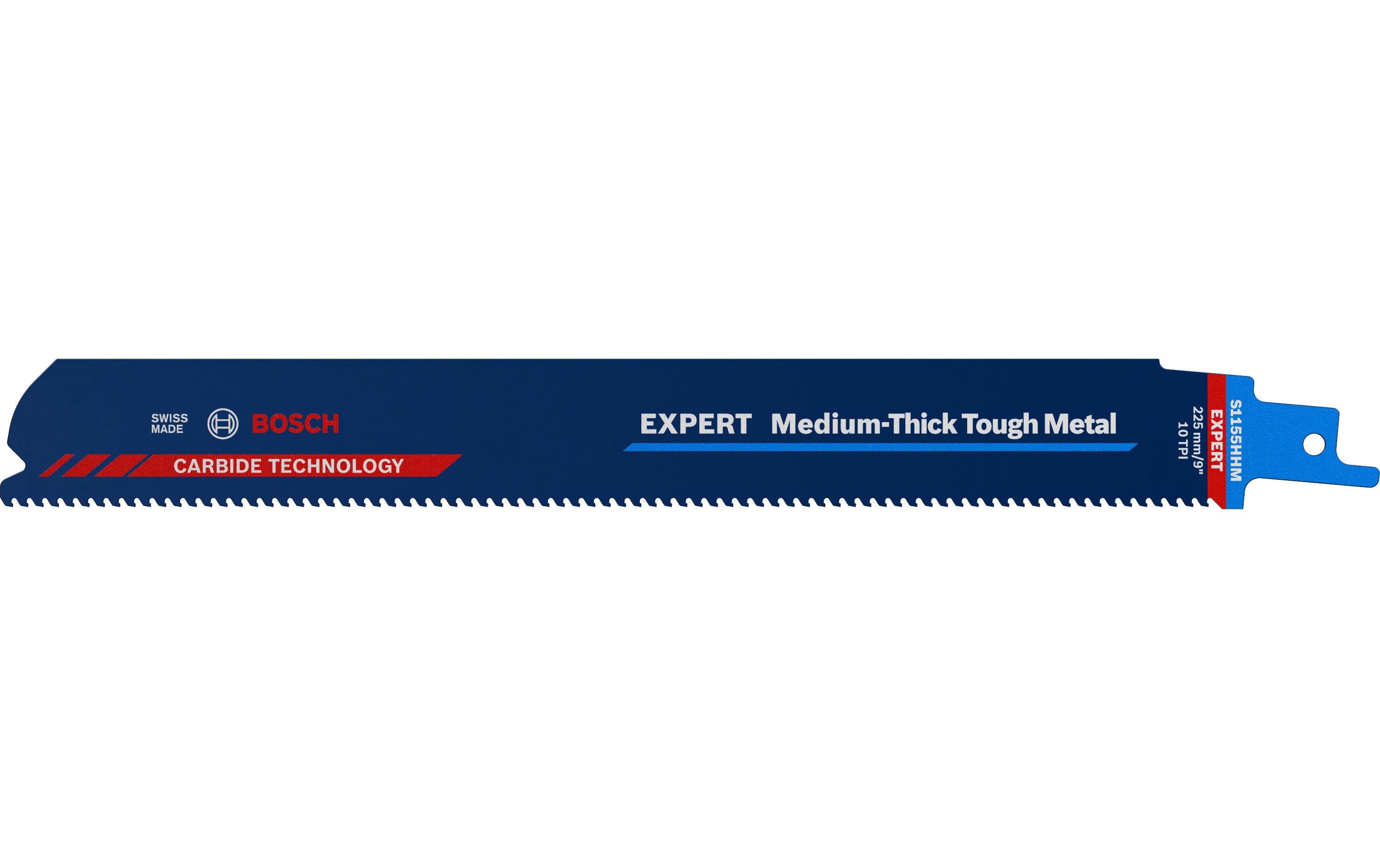 Bosch Professional Säbelsägeblatt EXPERT Medium-Thick Tough Metal S 1155 HHM