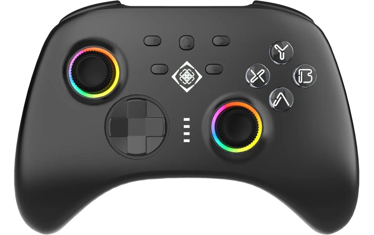 DELTACO Controller GAM-184 Wireless 3-in-1 Schwarz DELTACO Controller GAM-184 Wireless 3-in-1 Schwarz