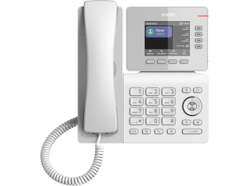 snom Tischtelefon D810W Weiss