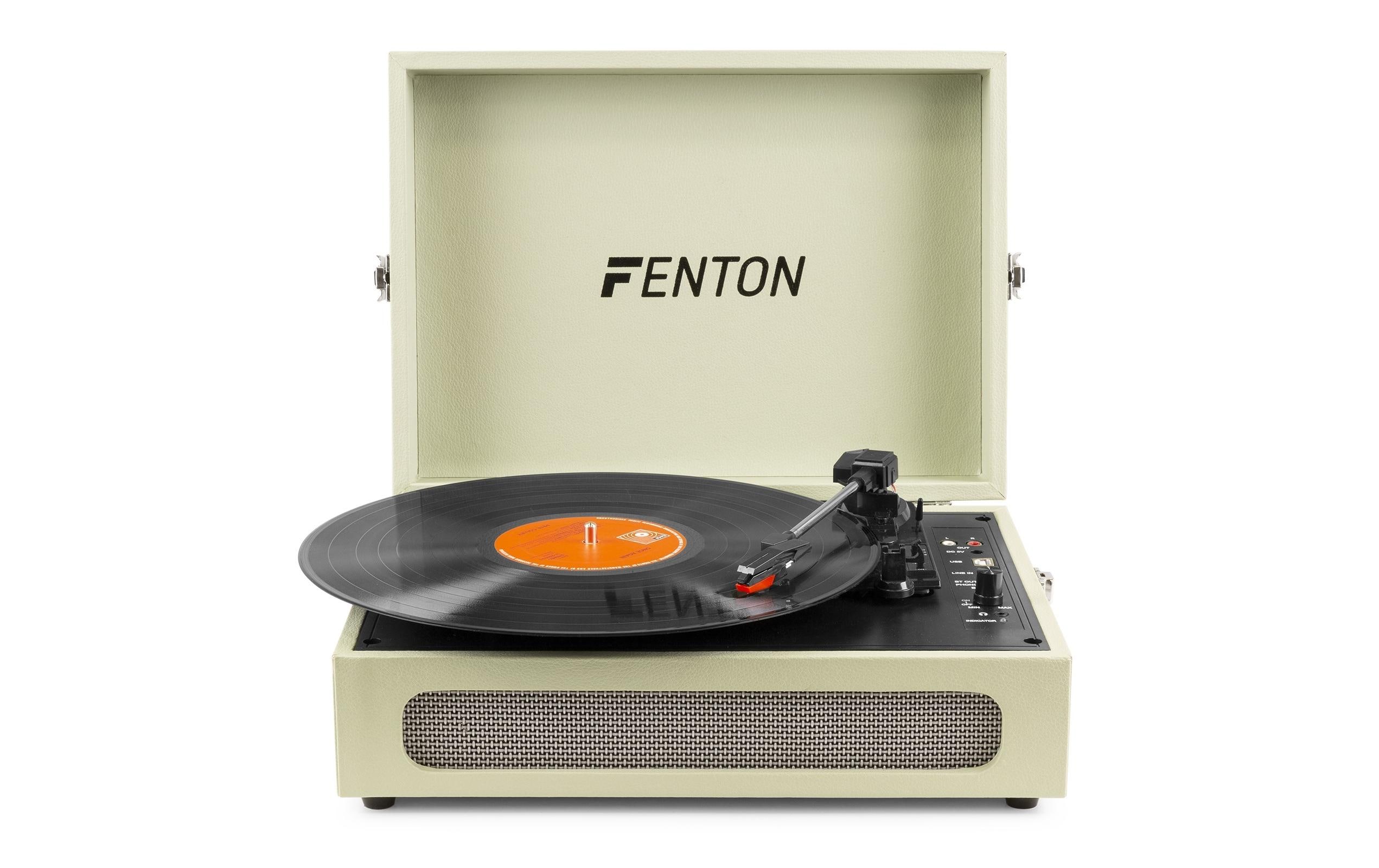 Fenton Plattenspieler mit Bluetooth RP118X Grün