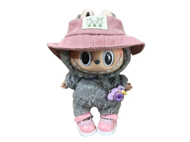 Nize Puppenkleidung Labubu Accessoire-Set Tourist, Pink Nize Puppenkleidung Labubu Accessoire-Set Tourist, Pink