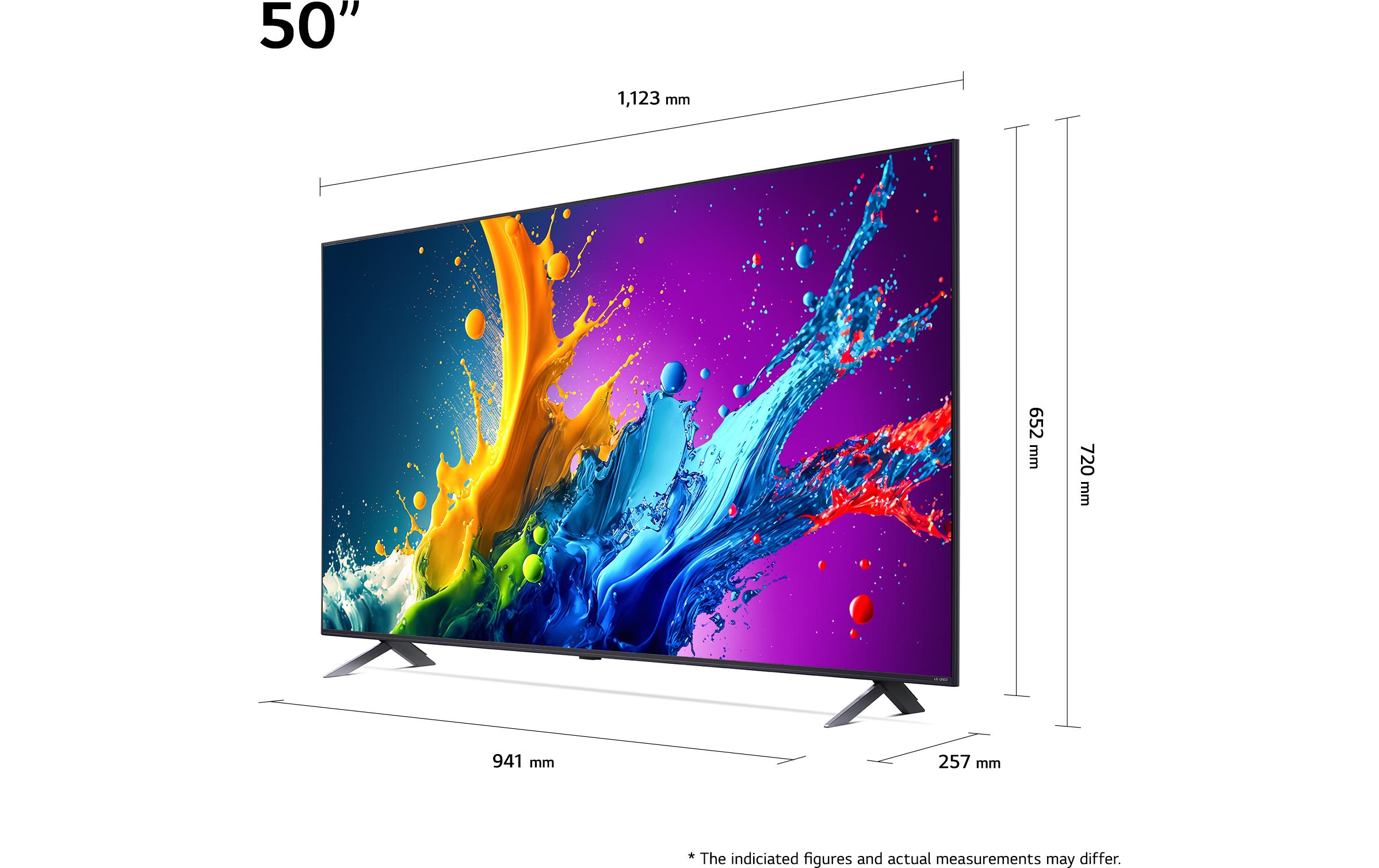LG TV 50QNED80T6A 50, 3840 x 2160 (Ultra HD 4K), LED-LCD