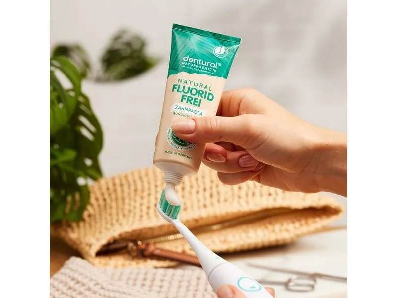 happybrush Zahnpasta Dentural Natural Fluoridfrei 75 ml