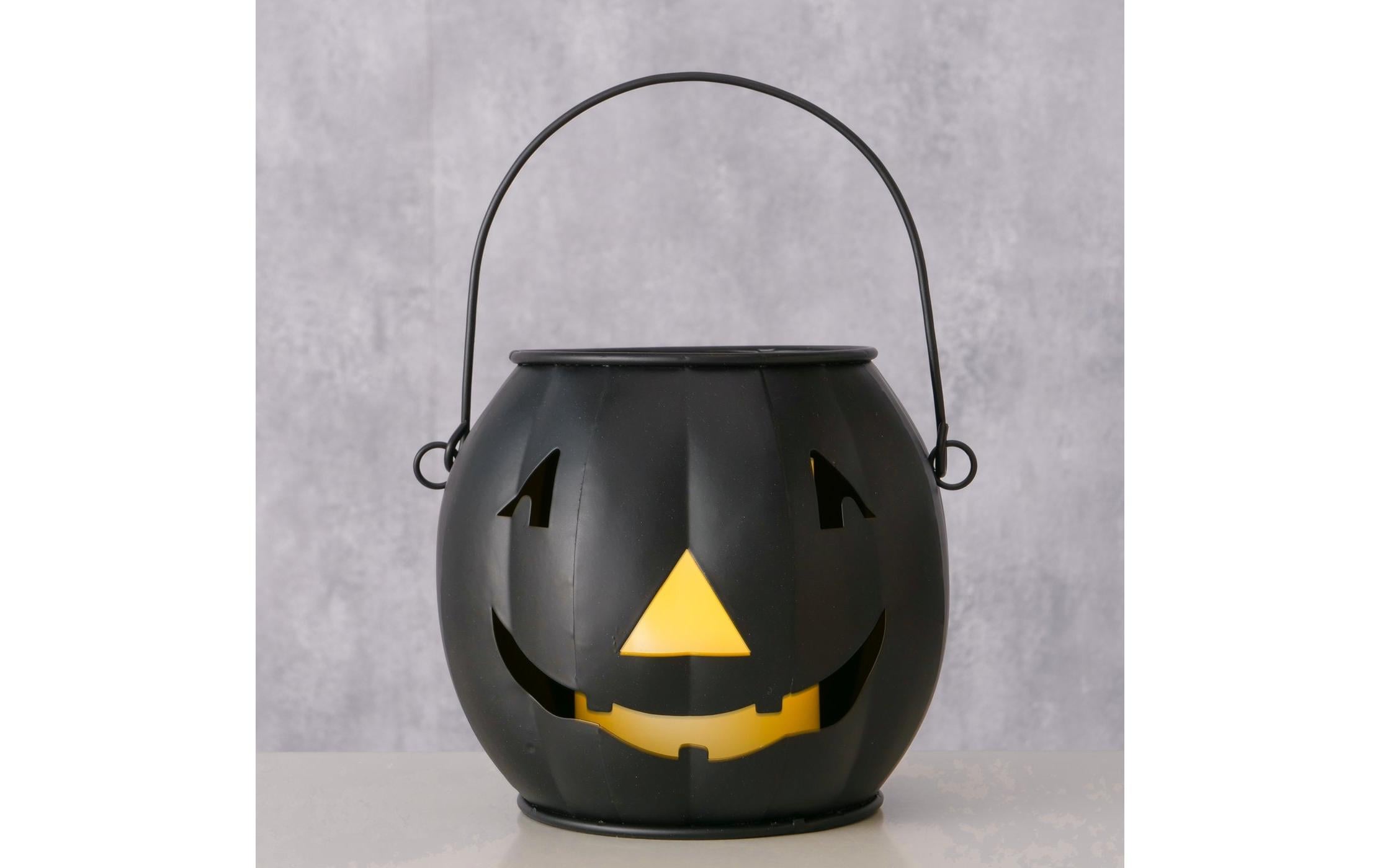 Boltze Windlicht Grimasi Metall, 14 cm