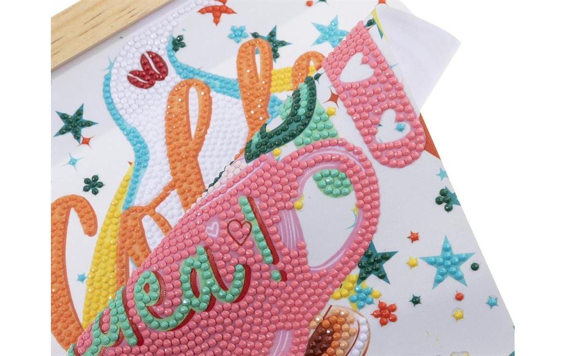 CRAFT Buddy Bastelset Coffee Mini Crystal Art Scroll Kit 20 x 30 cm CRAFT Buddy Bastelset Coffee Mini Crystal Art Scroll Kit 20 x 30 cm