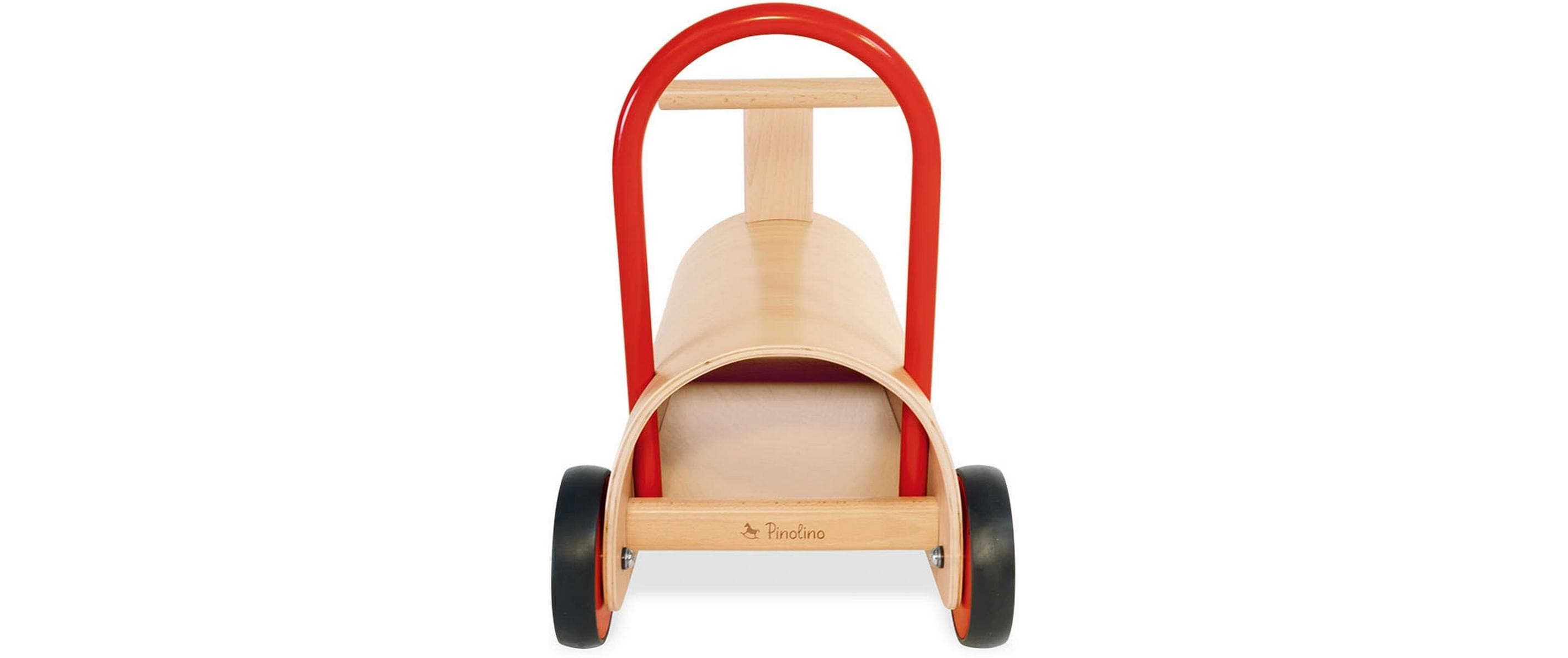 Pinolino Lauflernwagen und Rutscher Enzo, Natur/Rot