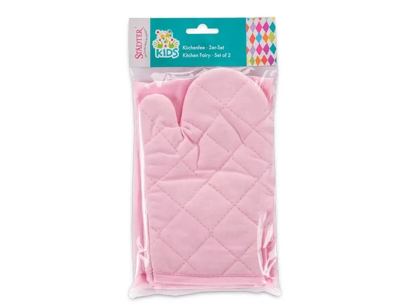 Städter Kochschürze Kleine Küchenfee Kids Rosa, 2-teilig Städter Kochschürze Kleine Küchenfee Kids Rosa, 2-teilig