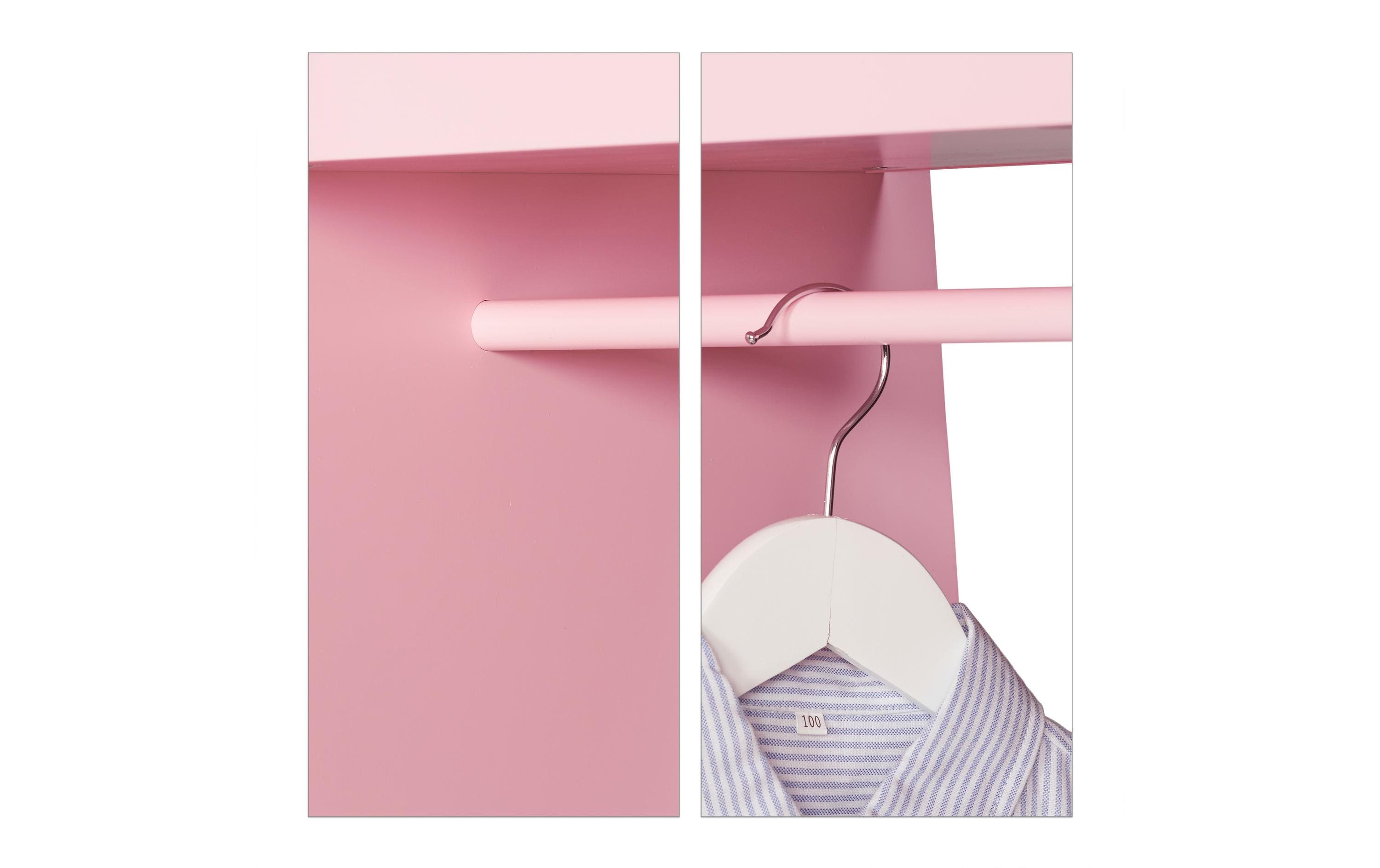 relaxdays Kinder-Garderobe x , Rosa