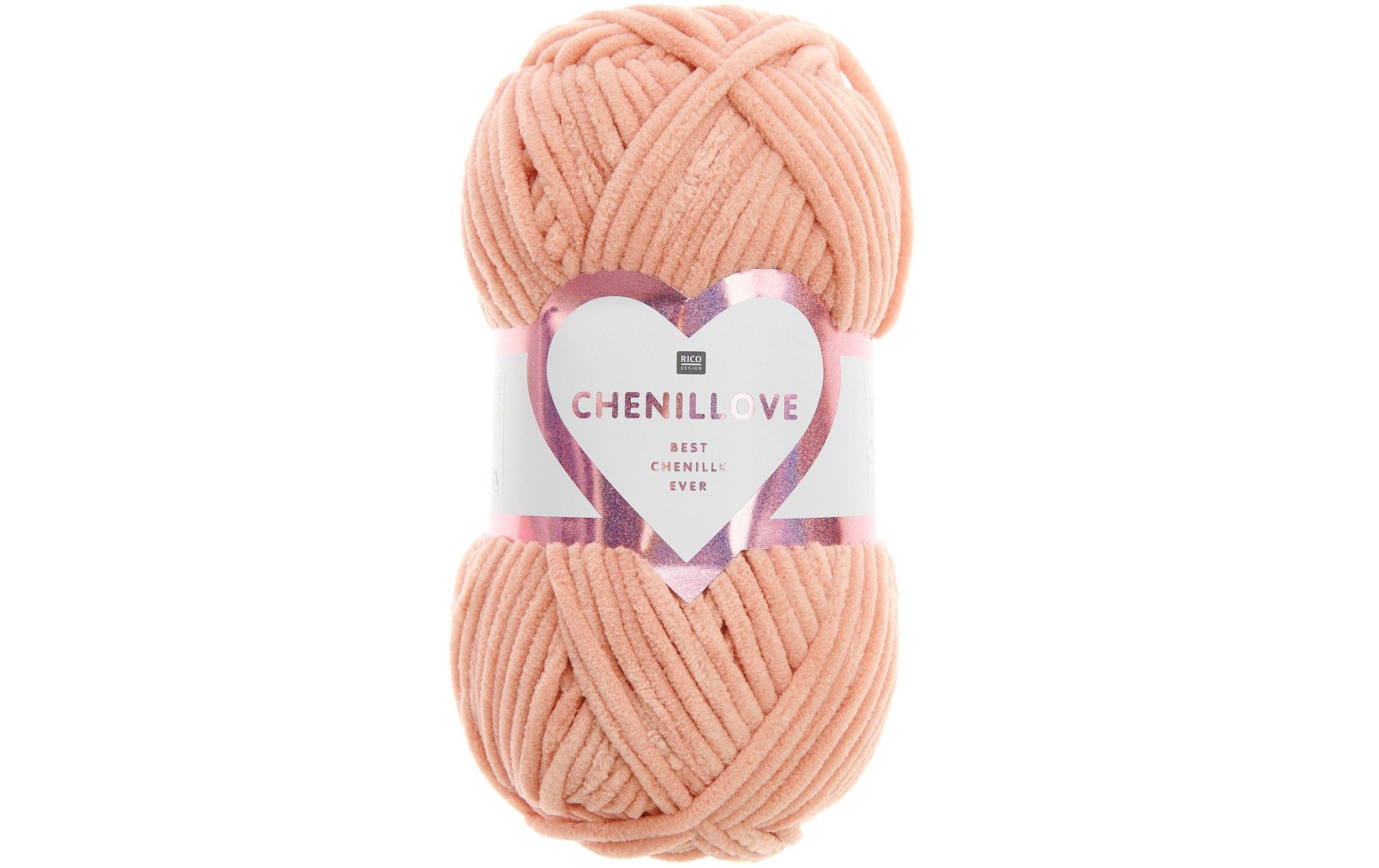 Rico Design Wolle Chenillove 100 g, Lachs