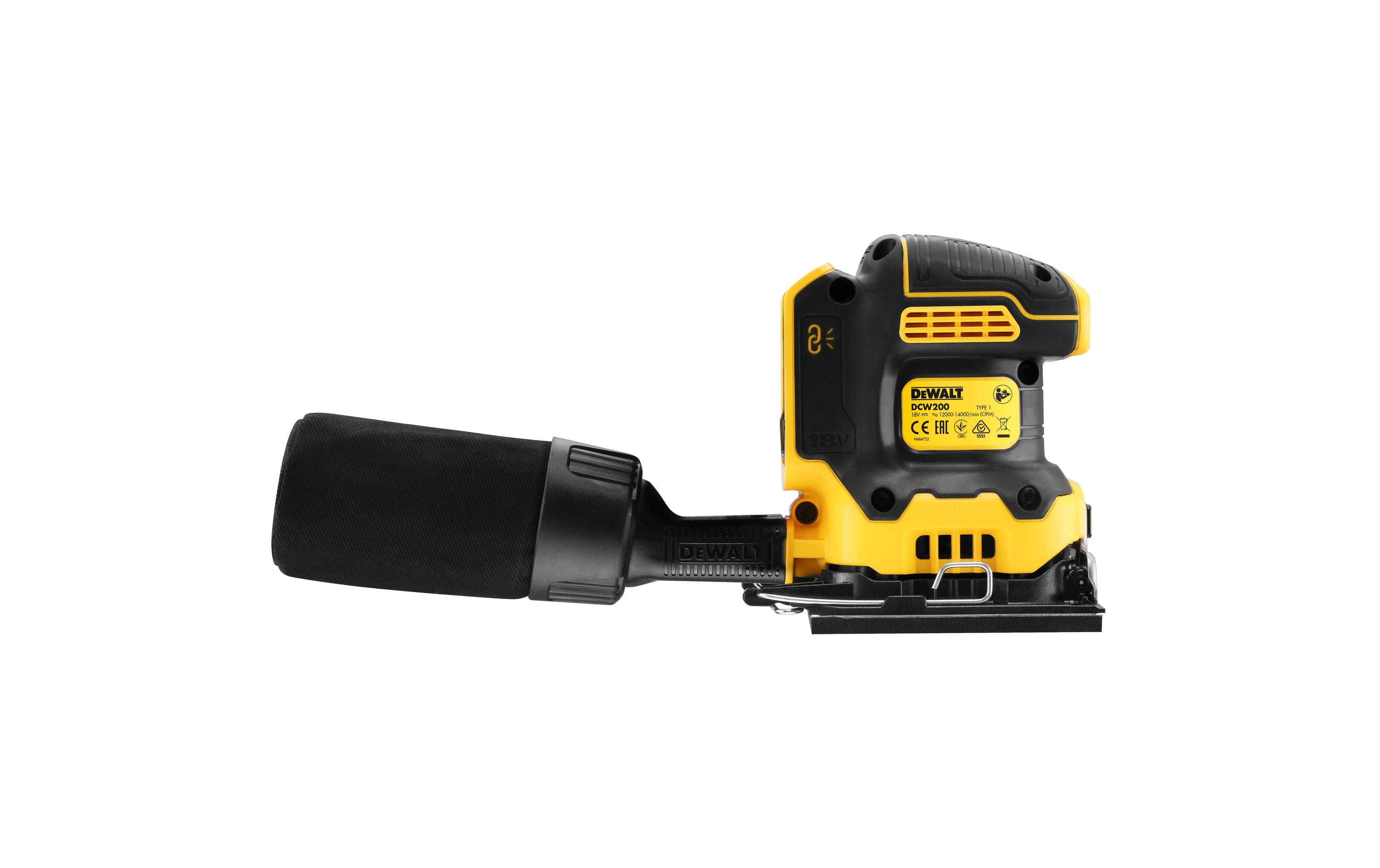 DeWalt Akku-Vibrationsschleifer DCW200NT 18 V, Solo