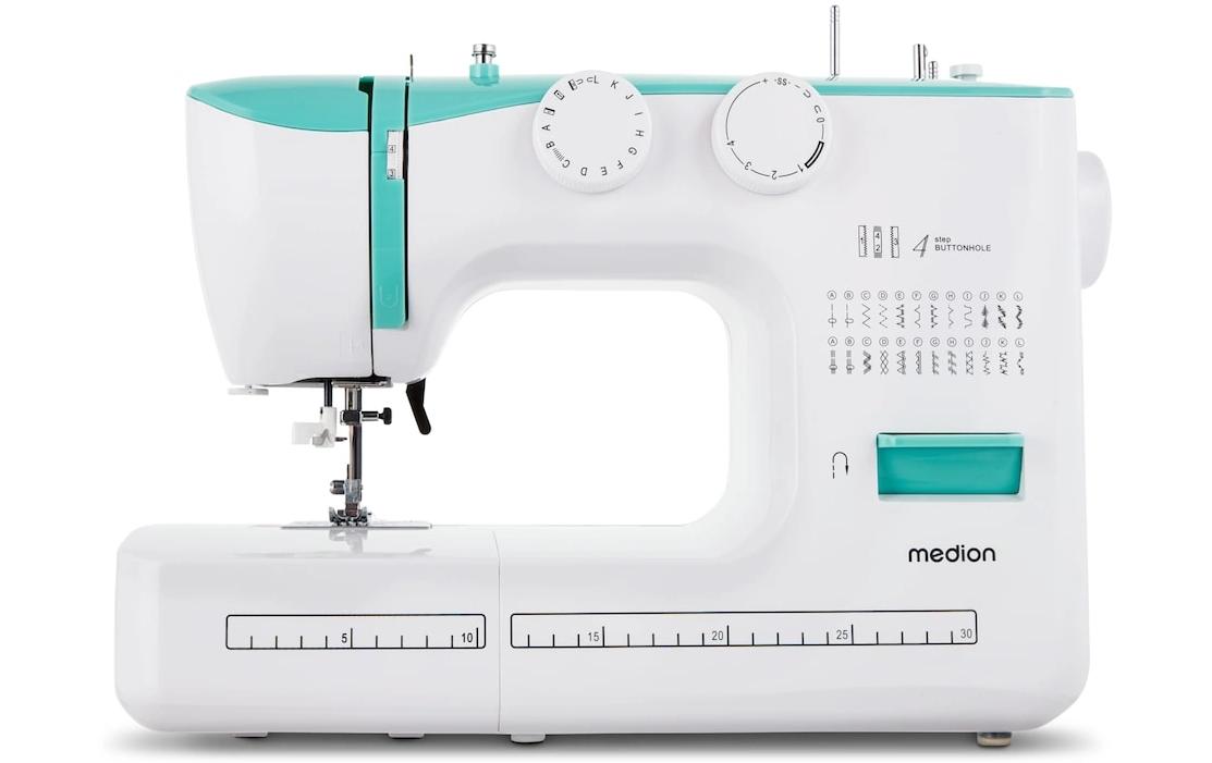 Medion Nähmaschine Life SM60 Weiss/Türkis