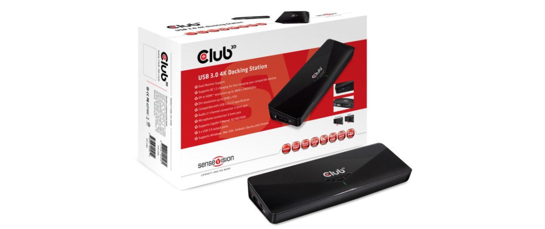 Club 3D Dockingstation CSV-3103D USB 3.0