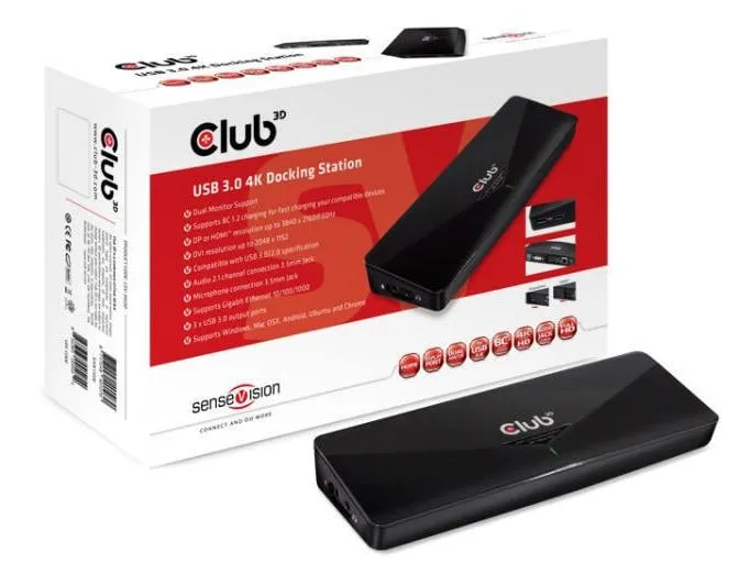 Club 3D Dockingstation CSV-3103D USB 3.0 Club 3D Dockingstation CSV-3103D USB 3.0