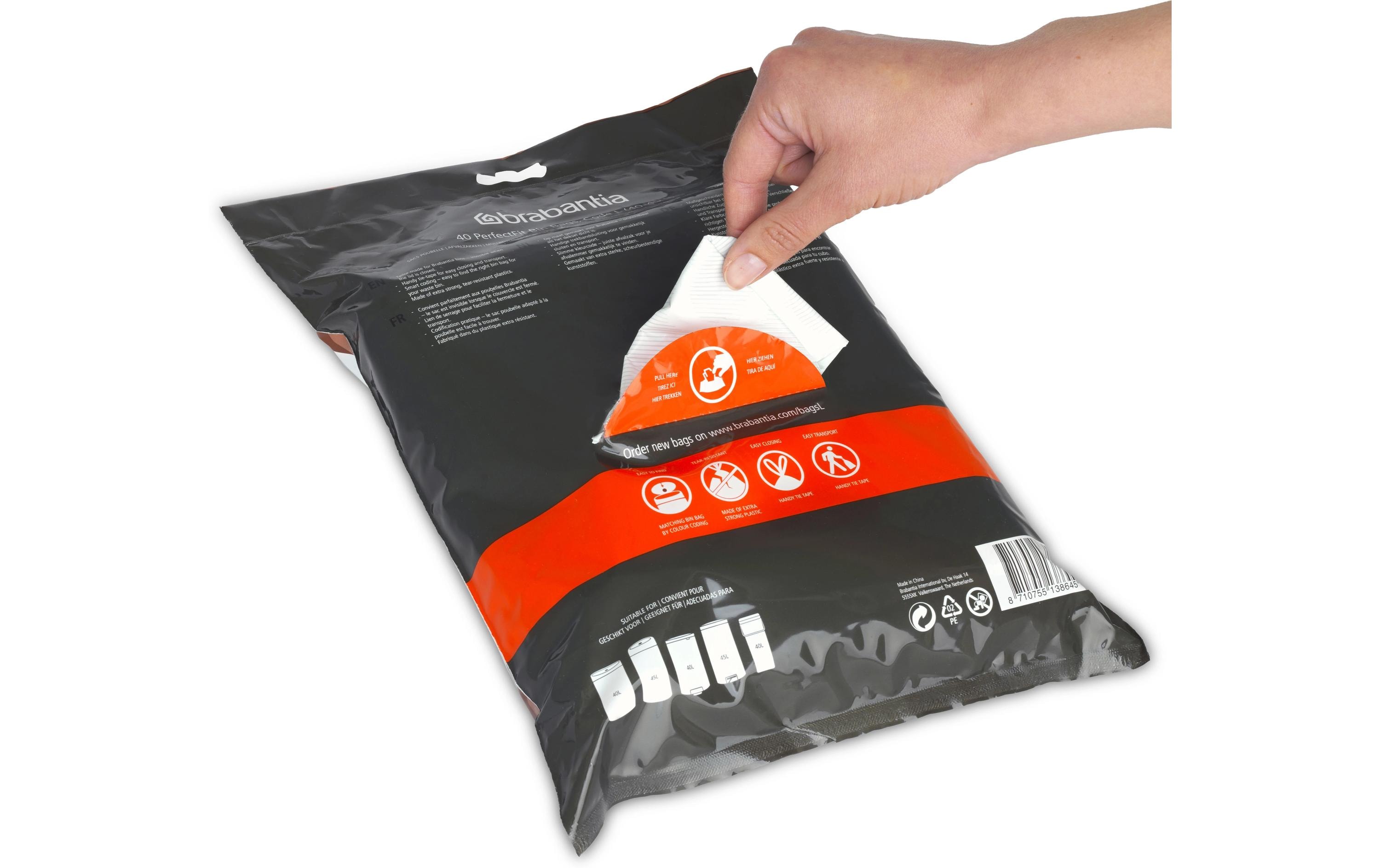 Brabantia Kehrichtsack PerfectFit L 40-45 l, 40 Stück