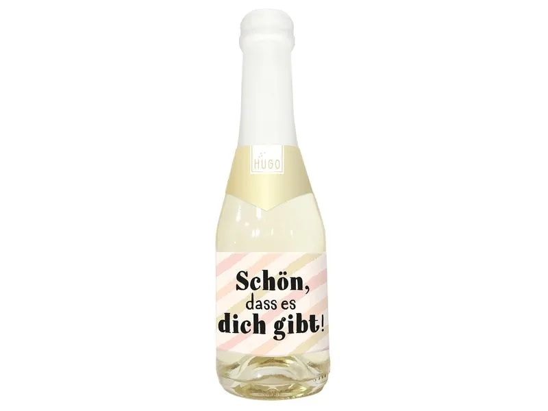 Grafik Werkstatt Hugo-Flasche Schön, dass es dich gibt! 0.2 l
