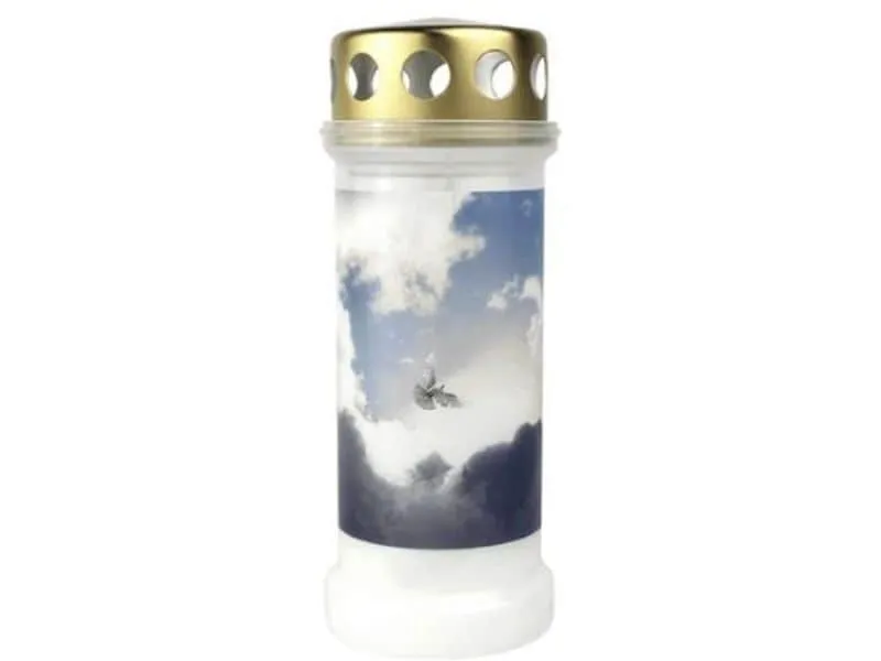 CHALET Grabkerze Himmel 6.7 x 17.3 cm