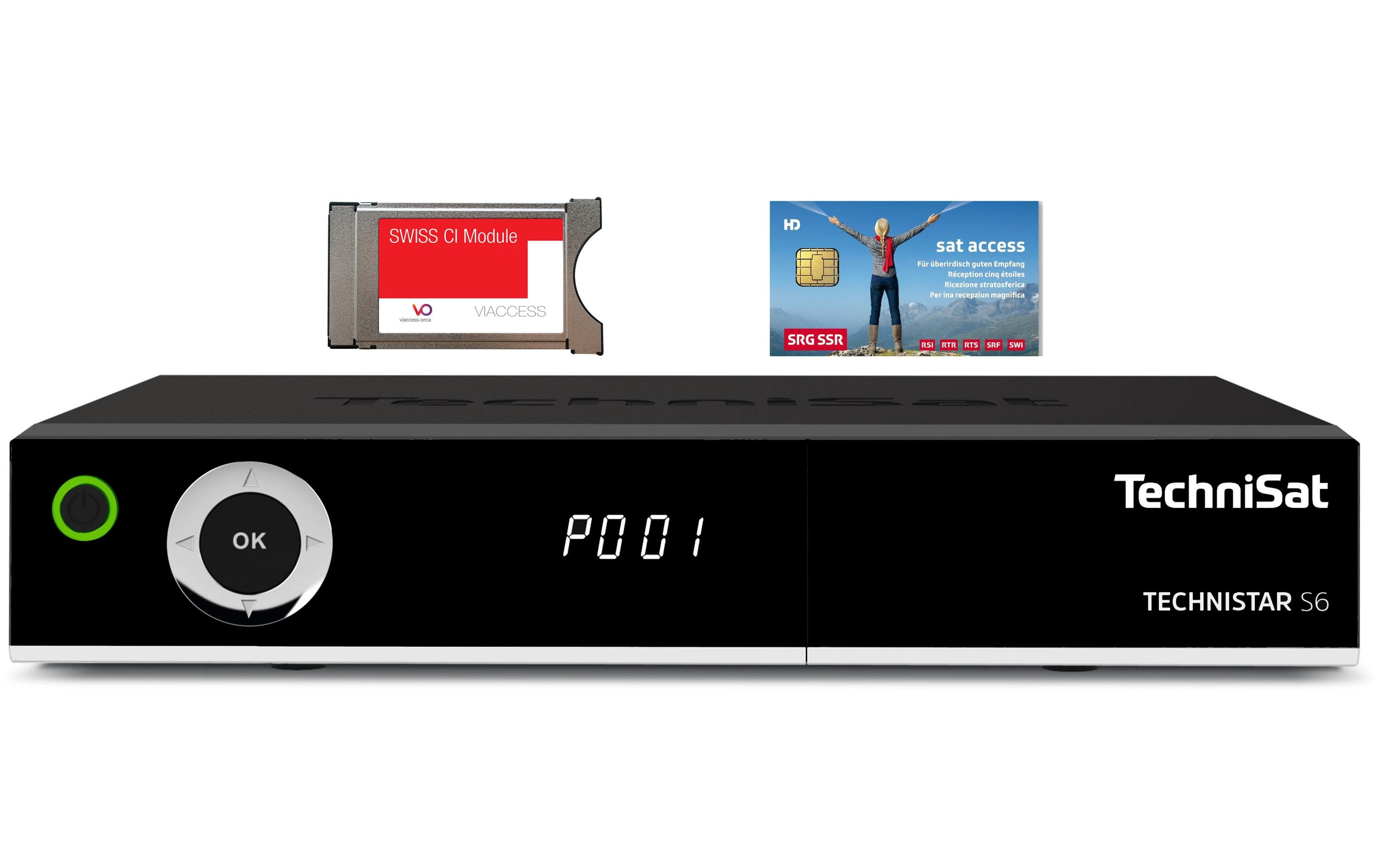 Technisat SAT-Receiver TechniStar S6 inkl. Viaccess Modul + SRG Karte