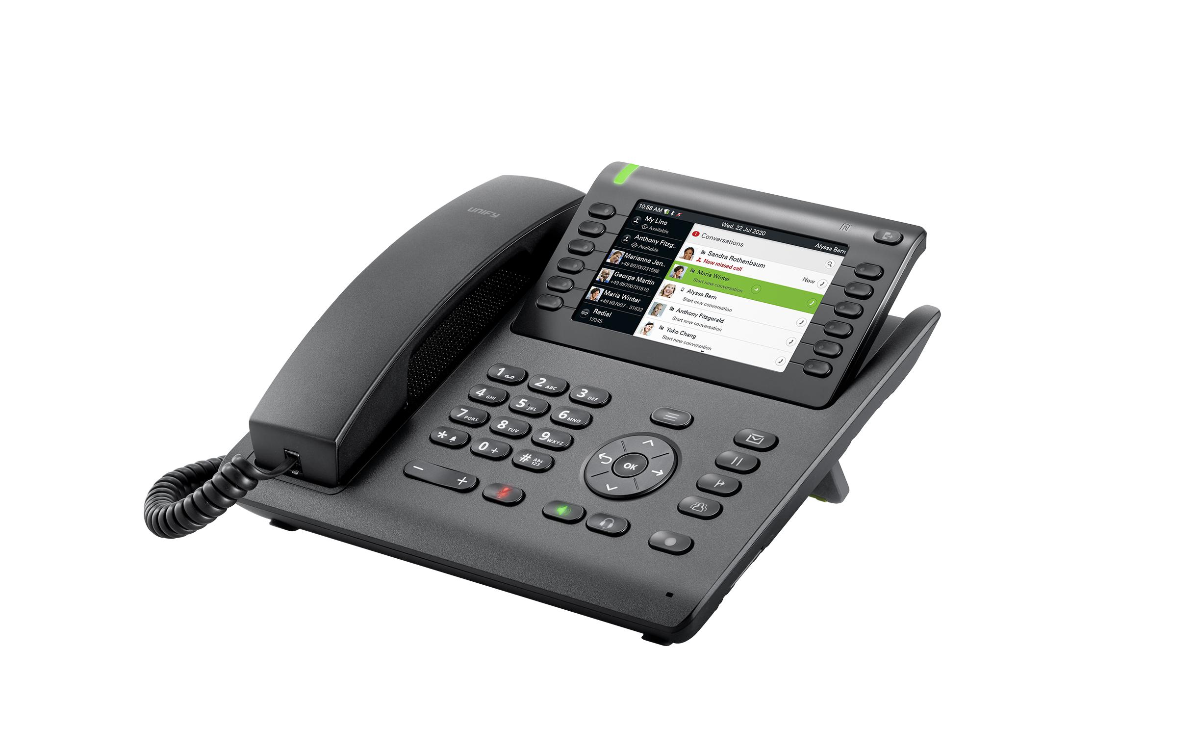 UNIFY SIP Tischtelefon CP700 Schwarz UNIFY SIP Tischtelefon CP700 Schwarz