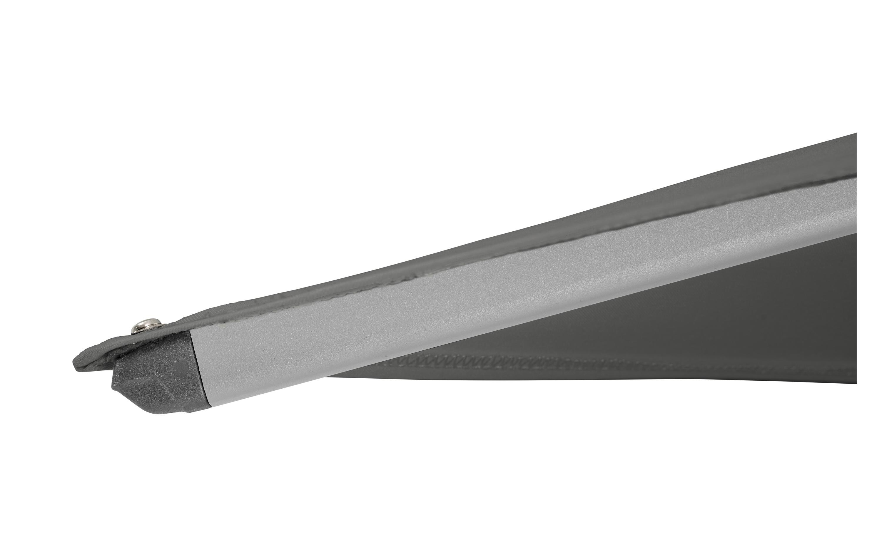 Suncomfort by Glatz Sonnenschirm Slide Ø 250 cm, Stone Grey