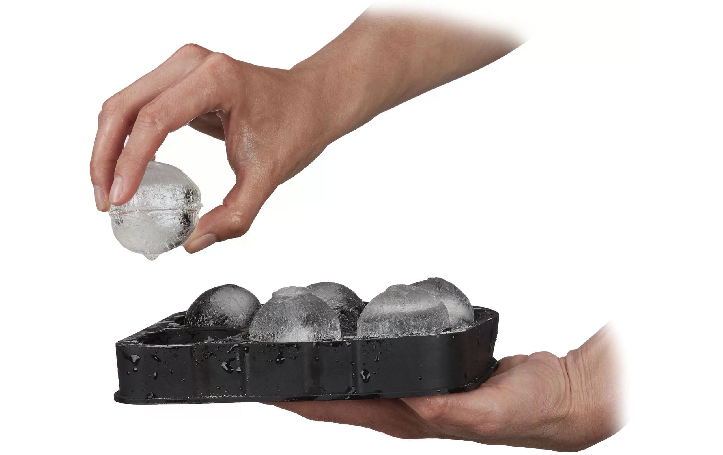 relaxdays Eiswürfelform Schwarz