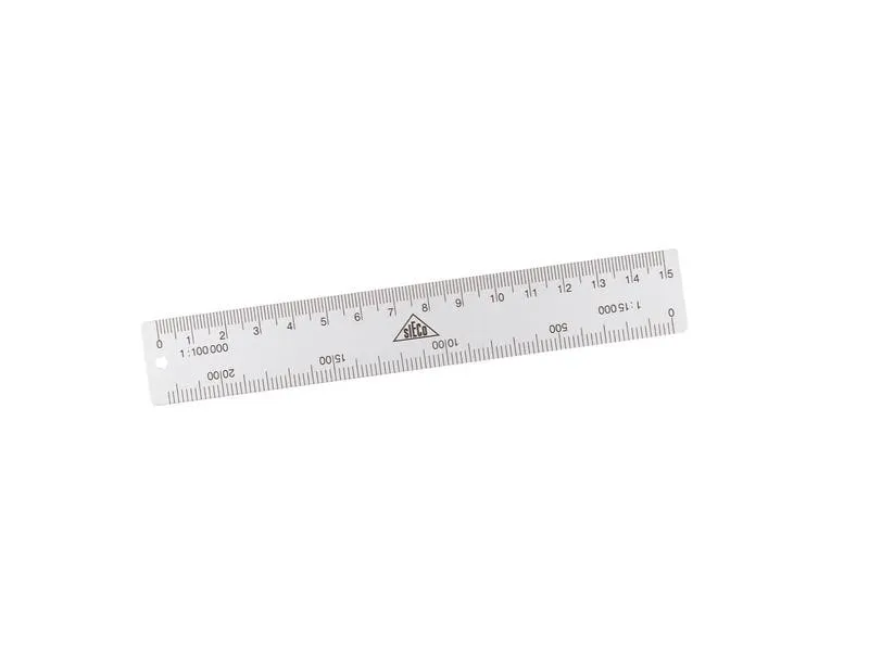 Büromaterial Lineal Kartenmassstab 15 cm Büromaterial Lineal Kartenmassstab 15 cm